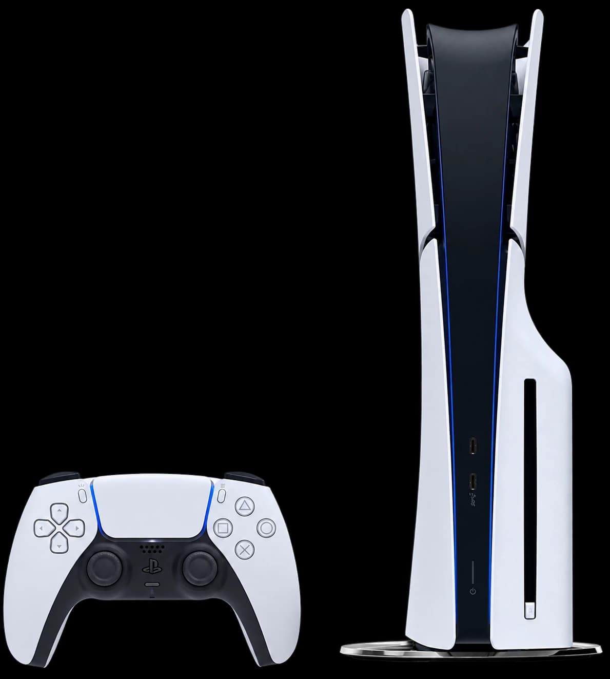 PlayStation 5 avec lecteur de disque et manette DualSense